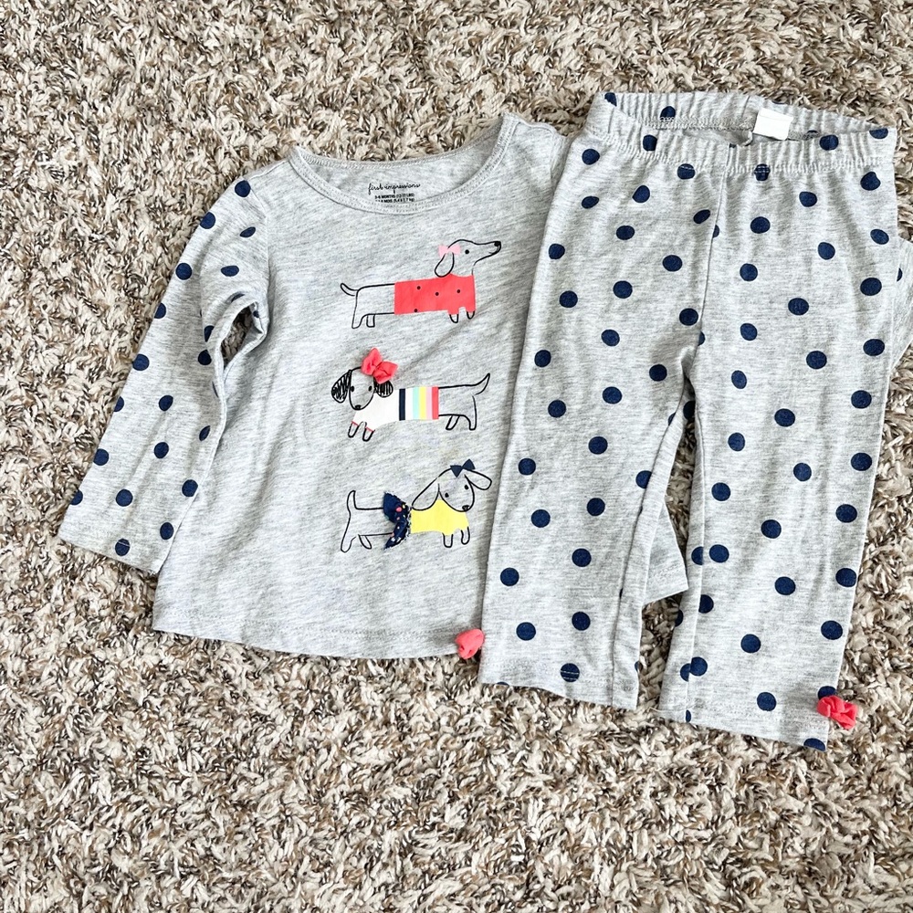 First Impressions set with Dog design for Girls - Picture 3 of 7